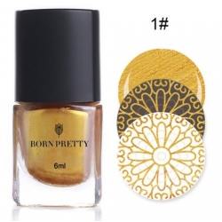 Боя за Метален Диск за Маникюр 6ml - 01 Born Pretty Боя за Метален Диск за Маникюр 6ml - 01 Born Pretty